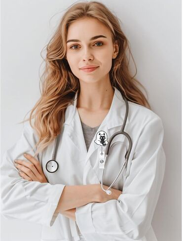 بكرة شارة الهالوين ، شبح لطيف مع حاملي الشارة القابلة للسحب ، مقطع شارة ممرضة مضحكة مع تصاميم الخفافيش ، بكرة شارة ممتعة مع ملحقات مقطع التمساح ، حامل شارة لاسم المعرف المعلم الطبيب in Kuwait