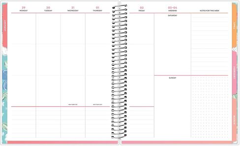2026 Blue Sky LiveWell™ Weekly/Monthly Planner, 7" x 9", Mira, January To December, 152741 in Saudi Arabia