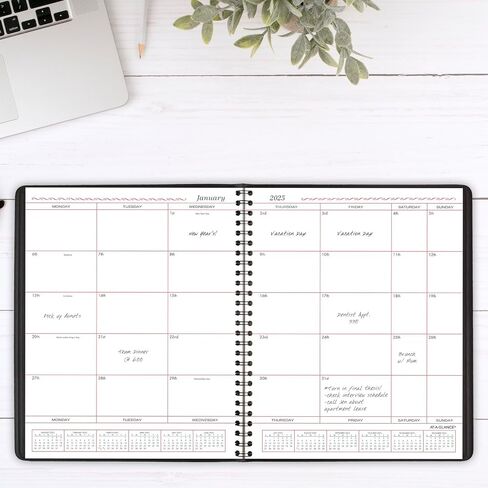 AT-A-GLANCE 2026 Planner, Monthly, 8" x 10", Large, Black (701300526) in Saudi Arabia