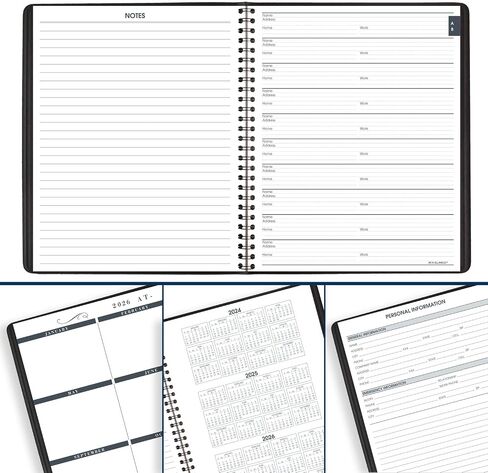 AT-A-GLANCE 2026 Planner, Monthly, 8" x 10", Large, Black (701300526) in Saudi Arabia