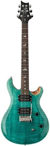 جيتار كهربائي PRS 6 String SE CE 24، فيروزي مع حقيبة جيجا، يمين، (112888::TU :) in Kuwait