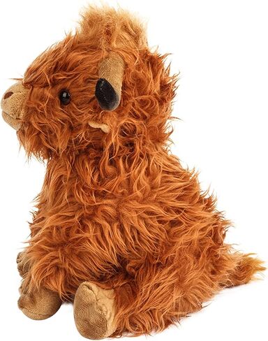 Highland Cow Stuffed Animal, Cute Highland Cow Plush Toy Stuffed Animals Cow Plushies Decor Gifts for Girls Boys Kids (Brown Cow) in Saudi Arabia