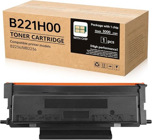 خرطوشة الحبر B221H00 عالية العائد-3500 صفحة متوافقة مع LEXMARMM MB2236ADWE/MB2236I/MB2236ADW/B2236DW الطابعات (1 حزمة) in Kuwait