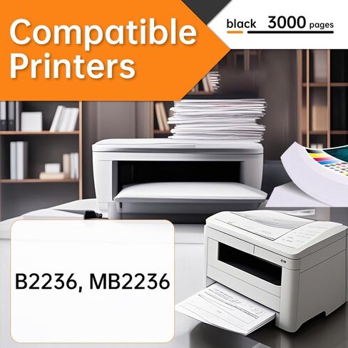 خرطوشة الحبر B221H00 عالية العائد-3500 صفحة متوافقة مع LEXMARMM MB2236ADWE/MB2236I/MB2236ADW/B2236DW الطابعات (1 حزمة) in Kuwait