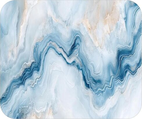 Decorative Colorful Mouse Pad Mat Mousepad for Desk Computer Laptop PC Gaming Home or Office Gift (Blue Agate MP29) in Saudi Arabia