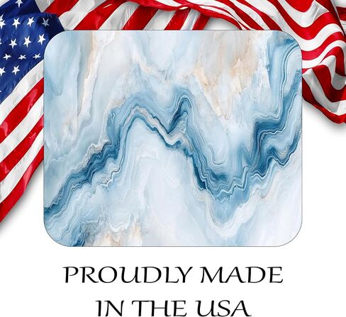 Decorative Colorful Mouse Pad Mat Mousepad for Desk Computer Laptop PC Gaming Home or Office Gift (Blue Agate MP29) in Saudi Arabia