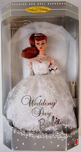 Barbie in Wedding Dress Re-Issue of the Original 1961 Fashion Doll in Saudi Arabia