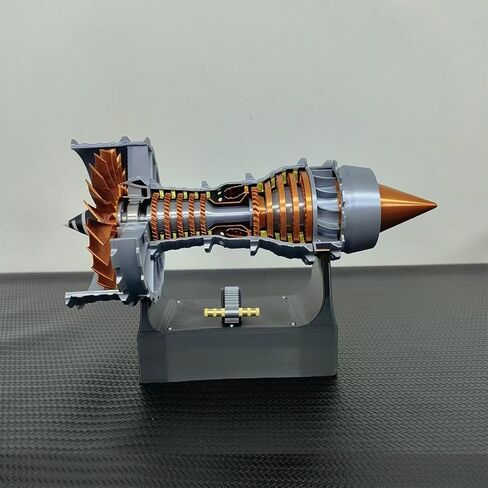 طقم طراز محرك Turbofan الذي يعمل ، 50+PCS Trent900 محاكاة طائرة محرك طائرة طائرة توربوفان الوظيفية مع ضوء LED in Saudi Arabia