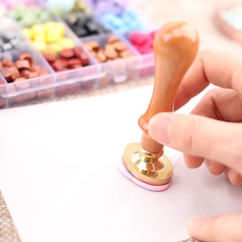 Mix Color 1250pcs Wax Seal Beads for Wax Stamp Seals,Assorted Sealing Beads Ideal for Envelopes, Letters, Wedding Invitations & Wine Bottles -Style N in Kuwait
