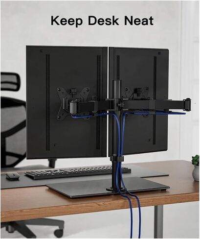 Dual Monitor Stand - 2 Monitors up to 27 inches in Saudi Arabia