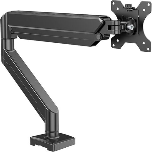 Single Monitor Stand, Supports up to 32 inches, Each Screen Load-Bearing 19.8 pounds, Computer Desk Stand, Adjustable Computer Stand(White) in Saudi Arabia