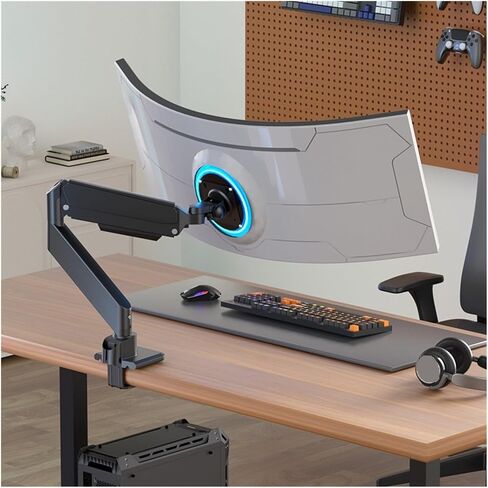 Monitor Arm Stand for 17" - 49" Screens, 2-20 kg (4.4-44 lbs), Desk Mount, Monitor Support, 360° Adjustment, M9(M9W) in Saudi Arabia