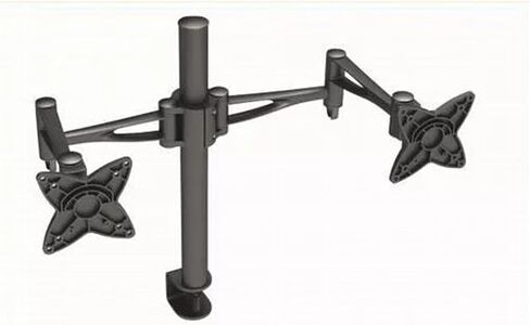 Dual-arm Art LCD Monitor Desktop Mounting Bracket 13-27 Inch in Saudi Arabia