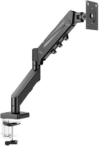 Adjustable Monitor Stand, Monitor Arm Desk Mount, Single Computer Stand for 13-32 Inch Screens (with Clip)(White) in Saudi Arabia