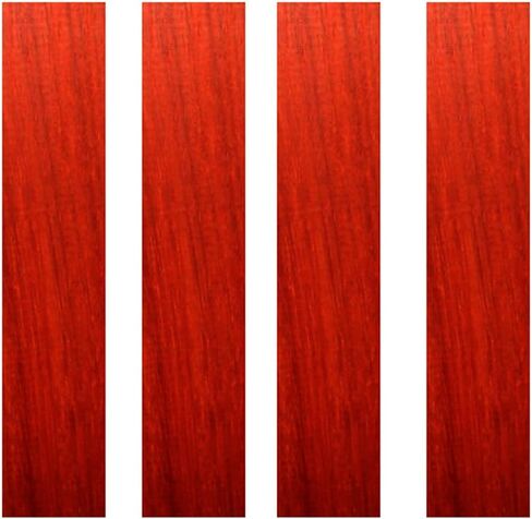 White's Woods Padauk Wood Craft Lumber Pack - 4 قطع ، 3/4 "× 2" × 12 " in Kuwait