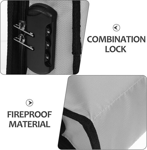 منظم أكياس المستندات: حقائب حامل الوثائق المقاومة للنيران في مجال السفر لتنظيم ملحقات اجتماع مكتب السفر in Kuwait