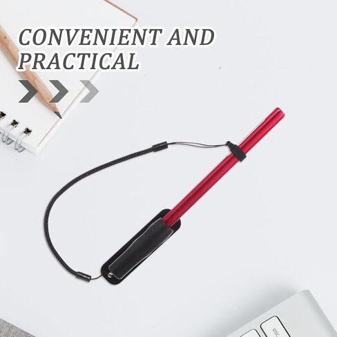 Stylus Fixing Rope 2-Pack with Adhesive Pen Holder and Elastic Spring Tether Ideal for Pencils and Stylus in Office School and Events in Saudi Arabia
