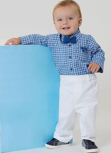 Simplicity SS3079A Babies' Bodysuit Onesies, Pull-on Shorts and Pants Sewing Pattern Packet, Design Code S3079, Sizes XS-S-M-L in Saudi Arabia