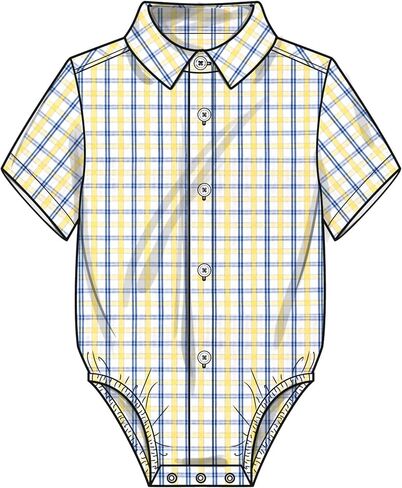 Simplicity SS3079A Babies' Bodysuit Onesies, Pull-on Shorts and Pants Sewing Pattern Packet, Design Code S3079, Sizes XS-S-M-L in Saudi Arabia