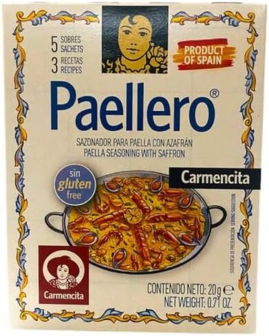 Paellero Carmencita. 6 صناديق ، 30 مظاريف المجموع in Saudi Arabia