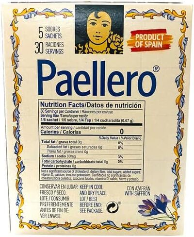 Paellero Carmencita. 6 صناديق ، 30 مظاريف المجموع in Saudi Arabia