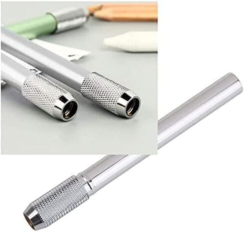 1Pc Pencil Extenders Dual Head Pencil Extender for Artists Adjustable Metal Handle Pen Holder Lengthener for School Office Professional ，Pencil Holders and Pen Holders，Desk Accessories in Saudi Arabia