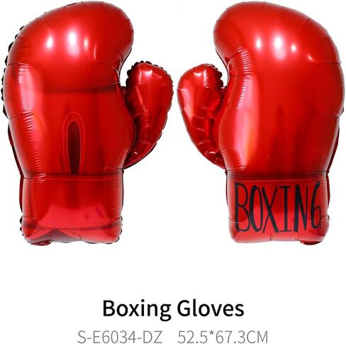 Red Boxing Gloves Balloons Boxing Balloons for Boxing Birthday Party Decorations Fight Night Decorations Wrestling Party WWE Party Boxing Sports Themed Party UFC Boy Man Birthday Party Anniversary in Saudi Arabia