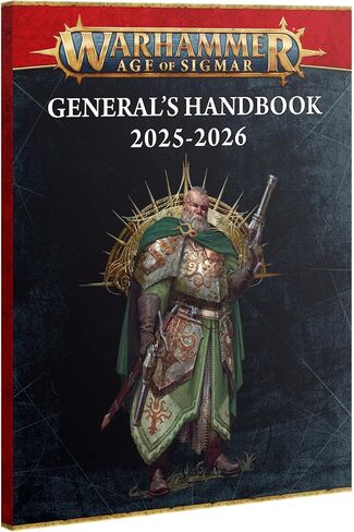 Warhammer Age of Sigmar – General’s Handbook 2025–2026 (Paperback) | Matched Play Season Rules, Cards & Maps in Saudi Arabia