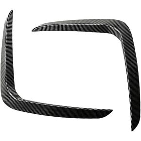 Chcury1 Front Spoiler Air Vent Cover, Front Bumper Spoiler Air Vent Outlet Trim Cover For BMW X3 G01 X4 G02 M Sport 2022 2023, Carbon Fiber Black in Saudi Arabia