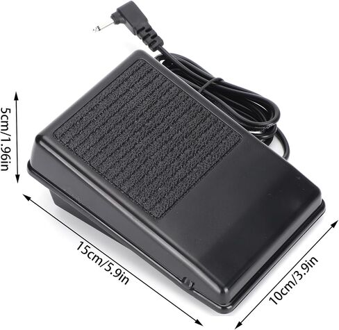 Hapivida Sewing Foot Pedal Controller, Durable Plastic Foot Control Switch C-8001 for Singer Juki and Other Sewing Machines, Universal Design, Easy Installation, Performance Enhancement in Saudi Arabia