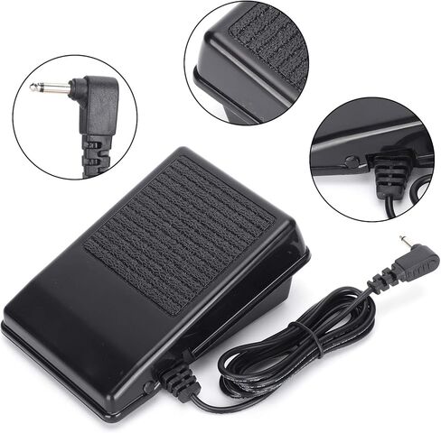 Hapivida Sewing Foot Pedal Controller, Durable Plastic Foot Control Switch C-8001 for Singer Juki and Other Sewing Machines, Universal Design, Easy Installation, Performance Enhancement in Saudi Arabia