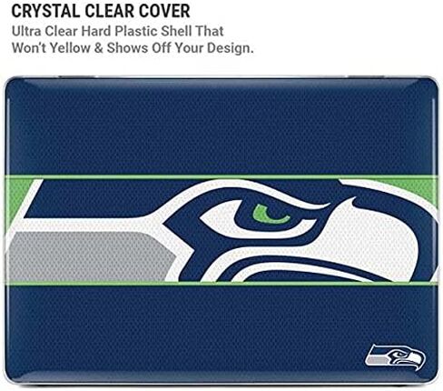 Skinit Case + Skin Compatible with MacBook Air 13in (2020) - Officially Licensed NFL Seattle Seahawks Zone Block Design in Saudi Arabia