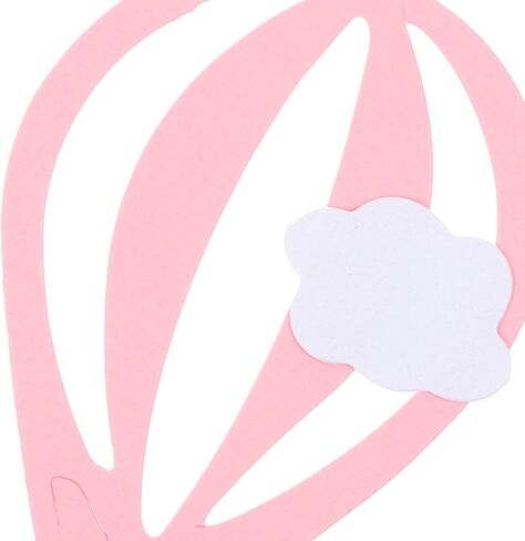Gadpiparty 60 PCS Air Air Balloon Cake Toppers: Cupcake Cupcake ملون للاستحمام الطفل ، عيد ميلاد ، زخارف حفلات السفر - آمنة للكعك والكعك والفواكه والحلويات in Saudi Arabia
