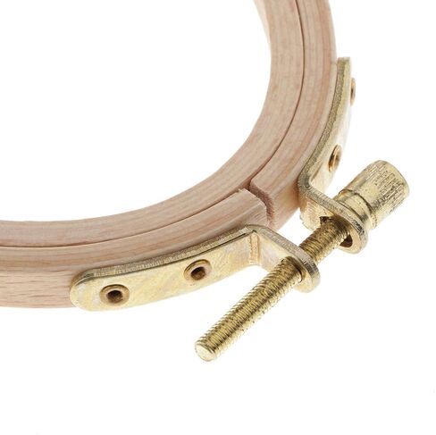 LoveIndiy Ambroidery Hoops Beech Wooden Stitch Hoop Oval Wood Hoops لخياطة حرفة ، 29.5 سم 27.5 سم in Kuwait
