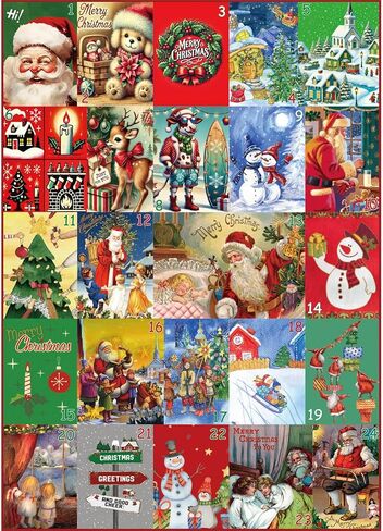 Advent Calendar 2024 ألغاز عيد الميلاد: 1008pcs أحذية بانورامزو 24 يومًا من المفاجأة العد التنازلي ، عيد الميلاد القديم ، هدية عيد الميلاد للبالغين ، الأولاد ، الفتيات in Kuwait