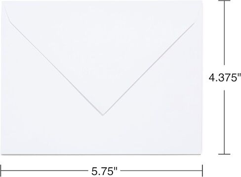 ستابلز مظاريف دعوة غامضة ، 5 3/4 بوصة × 4/8 بوصة ، أبيض ، 750/كارتون (ST266767N-CCVS) in Kuwait