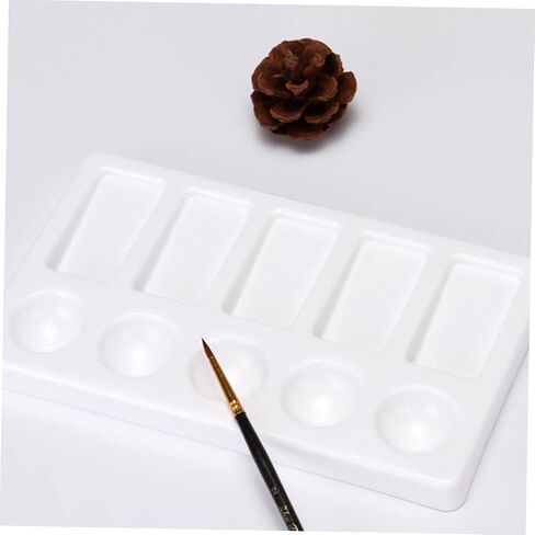 2sets 3 PCS Platelets Rights Rightweight Mixing Drays for Alloving Waterclor Action Mixing Boards for Artists Cauphs and Hobbyists 3pcs*2 in Kuwait