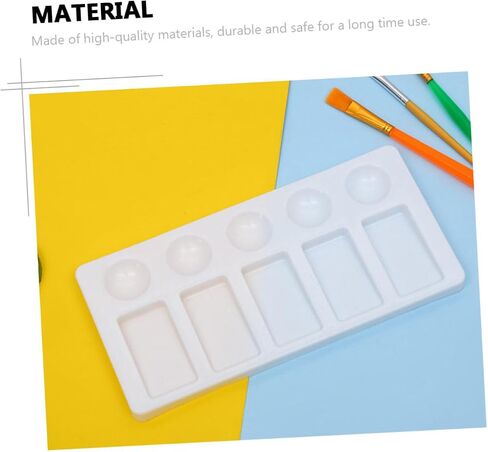 2sets 3 PCS Platelets Rights Rightweight Mixing Drays for Alloving Waterclor Action Mixing Boards for Artists Cauphs and Hobbyists 3pcs*2 in Kuwait