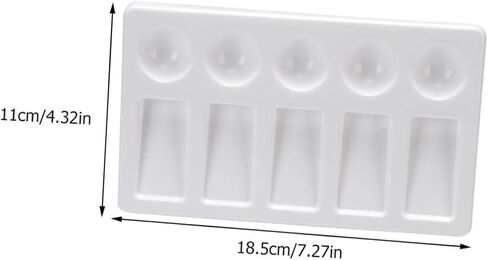 2sets 3 PCS Platelets Rights Rightweight Mixing Drays for Alloving Waterclor Action Mixing Boards for Artists Cauphs and Hobbyists 3pcs*2 in Kuwait