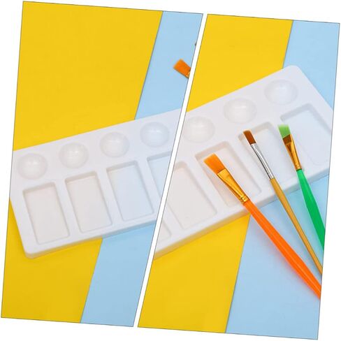 2sets 3 PCS Platelets Rights Rightweight Mixing Drays for Alloving Waterclor Action Mixing Boards for Artists Cauphs and Hobbyists 3pcs*2 in Kuwait