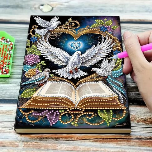 Sunflower Diamonds Painting Notebook for Adults, A5 Diamond Art Journal and DIY Sketchbook, Diamond Art Kit Supplies,Gift for Beginners, Craft Lovers, Artists. (Sunflower) in Kuwait