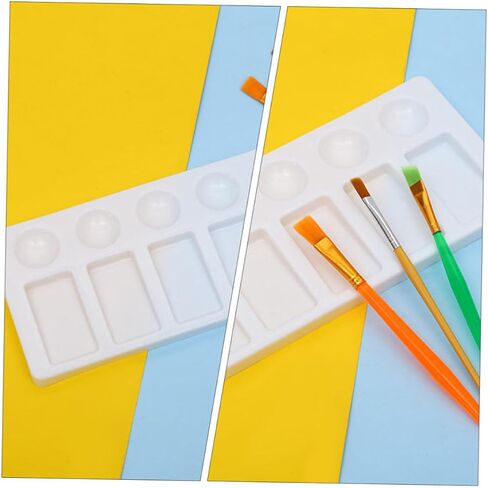 2sets 3 PCS Platelets Rights Rightweight Mixing Drays for Alloving Waterclor Action Mixing Boards for Artists Cauphs and Hobbyists 3pcs*2 in Kuwait