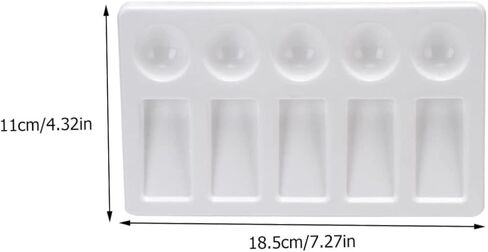 2sets 3 PCS Platelets Rights Rightweight Mixing Drays for Alloving Waterclor Action Mixing Boards for Artists Cauphs and Hobbyists 3pcs*2 in Kuwait