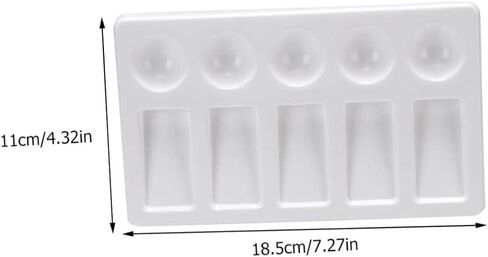 2sets 3 PCS Platelets Rights Rightweight Mixing Drays for Alloving Waterclor Action Mixing Boards for Artists Cauphs and Hobbyists 3pcs*2 in Kuwait