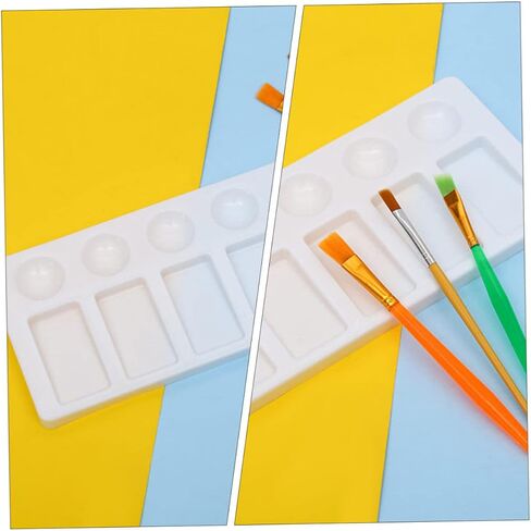 2sets 3 PCS Platelets Rights Rightweight Mixing Drays for Alloving Waterclor Action Mixing Boards for Artists Cauphs and Hobbyists 3pcs*2 in Kuwait