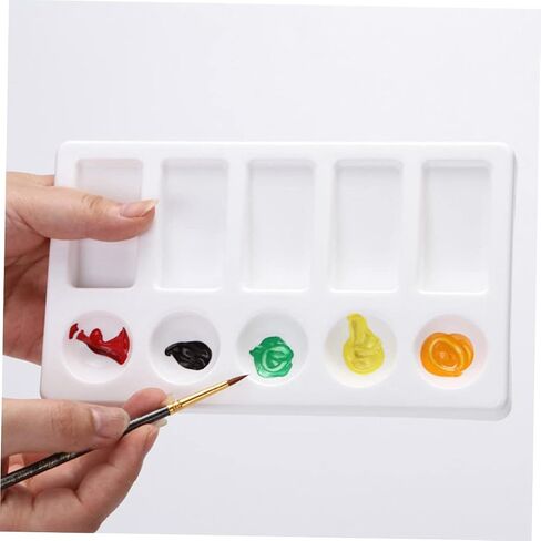 2sets 3 PCS Platelets Rights Rightweight Mixing Drays for Alloving Waterclor Action Mixing Boards for Artists Cauphs and Hobbyists 3pcs*2 in Kuwait