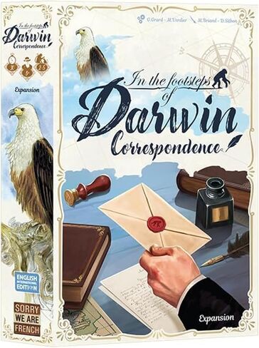 in The Footsteps of Darwin: Correspondence Expansion to Mensa Select Winner | Ages 8+ | 2 to 5 Players | 30 Minutes in Saudi Arabia