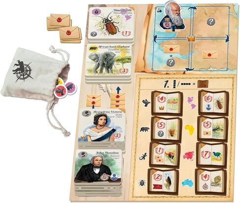 in The Footsteps of Darwin: Correspondence Expansion to Mensa Select Winner | Ages 8+ | 2 to 5 Players | 30 Minutes in Saudi Arabia