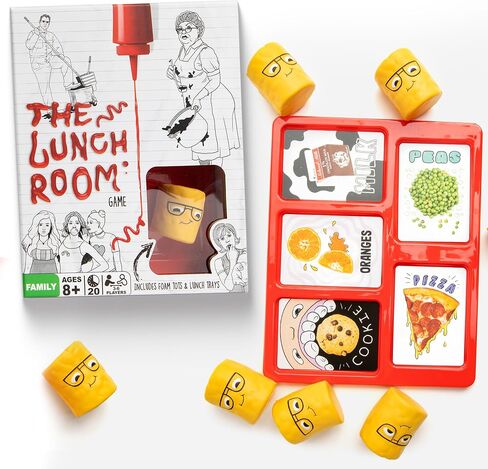 The Lunch Room – Ultimate Family Board & Card Game Hilarious Food Fight with Tater Tots Squishy Toys for Kids & Adults 8+ | Easy-to-Learn Party Game for 3-6 Players in Saudi Arabia