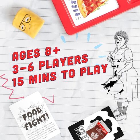 The Lunch Room – Ultimate Family Board & Card Game Hilarious Food Fight with Tater Tots Squishy Toys for Kids & Adults 8+ | Easy-to-Learn Party Game for 3-6 Players in Saudi Arabia